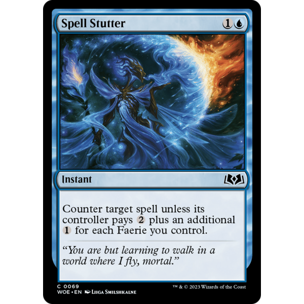 Wizards of The Coast Spell Stutter (069) Lightly Played