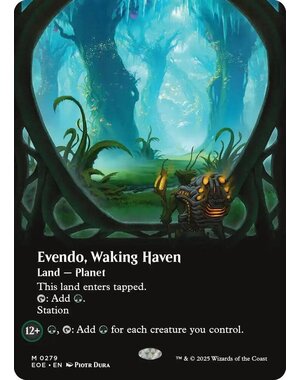 Magic: The Gathering Evendo, Waking Haven (Borderless) (279) Lightly Played