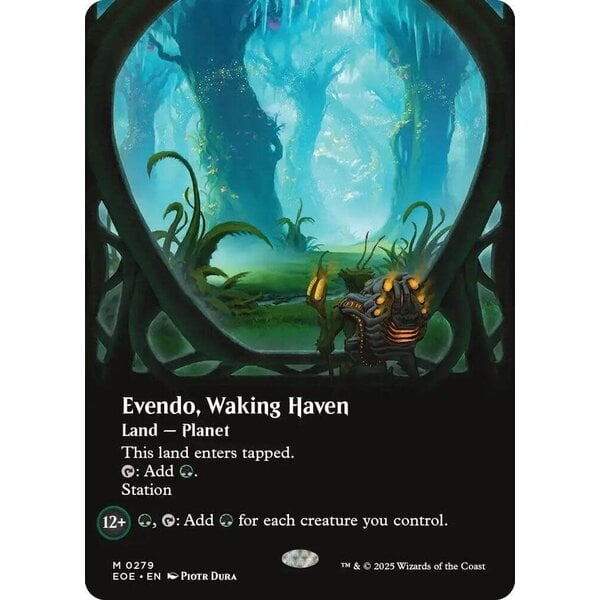 Magic: The Gathering Evendo, Waking Haven (Borderless) (279) Lightly Played