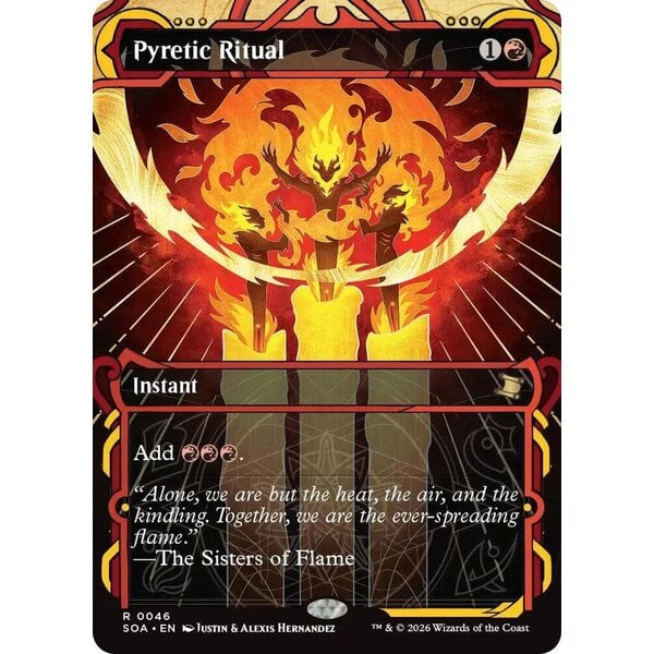 Magic: The Gathering Pyretic Ritual (046) Lightly Played
