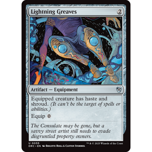 Magic: The Gathering Lightning Greaves (055) Lightly Played