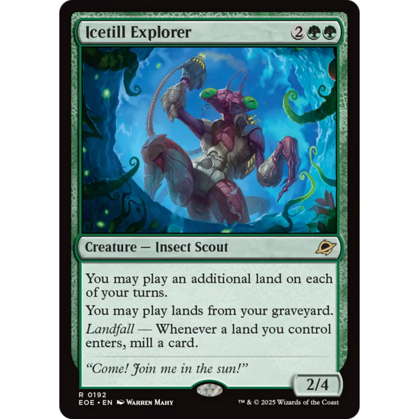 Magic: The Gathering Icetill Explorer (192) Lightly Played Foil