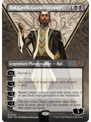 Magic: The Gathering Ral Zarek, Guest Lecturer (Borderless) (282) Lightly Played