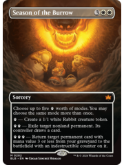 Magic: The Gathering Season of the Burrow (Borderless) (282) Lightly Played Foil