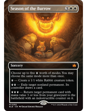 Magic: The Gathering Season of the Burrow (Borderless) (282) Lightly Played Foil