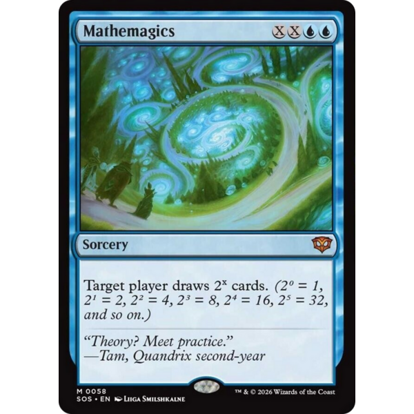 Magic: The Gathering Mathemagics (058) Lightly Played