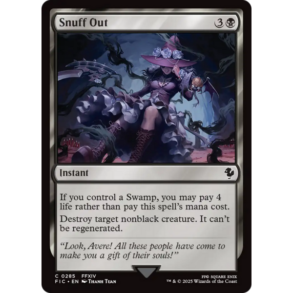 Magic: The Gathering Snuff Out (285) Lightly Played