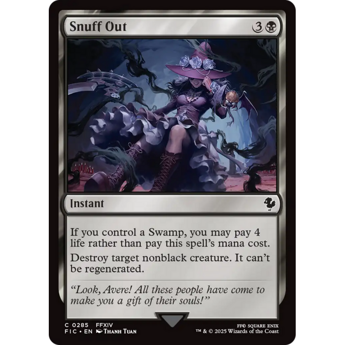 Magic: The Gathering Snuff Out (285) Lightly Played