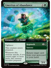 Magic: The Gathering Emeritus of Abundance (Extended Art) (339) Lightly Played