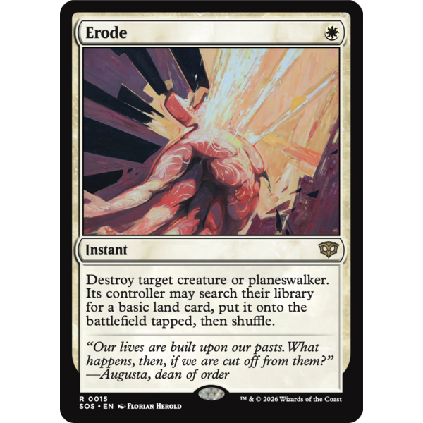 Magic: The Gathering Erode (015) Lightly Played Foil