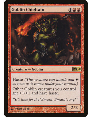 Magic: The Gathering Goblin Chieftain (138) Lightly Played Foil