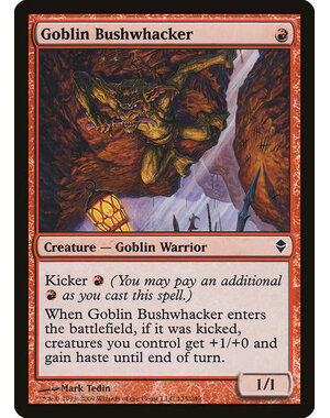 Magic: The Gathering Goblin Bushwhacker (125) Lightly Played Foil