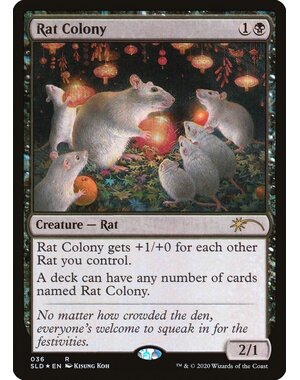 Magic: The Gathering Rat Colony (036) Near Mint Foil
