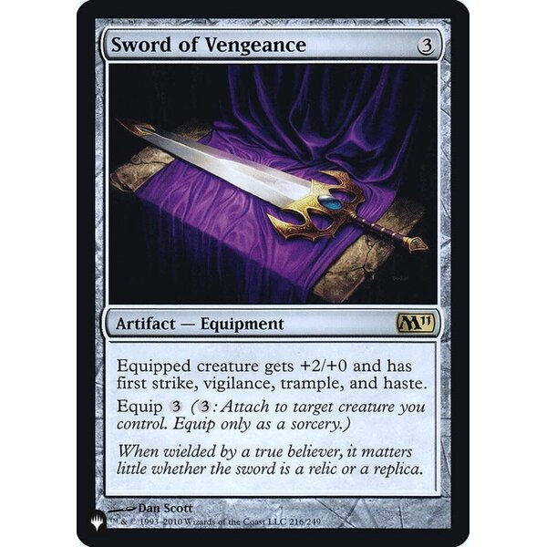 Magic: The Gathering Sword of Vengeance (216) Lighlty Played Foil