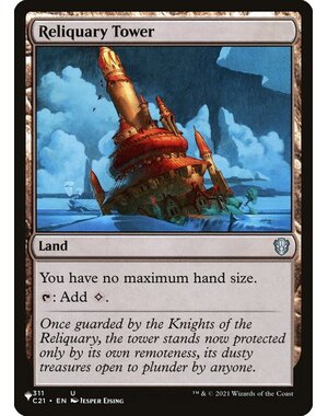 Magic: The Gathering Reliquary Tower (C21) (311) Lightly Played