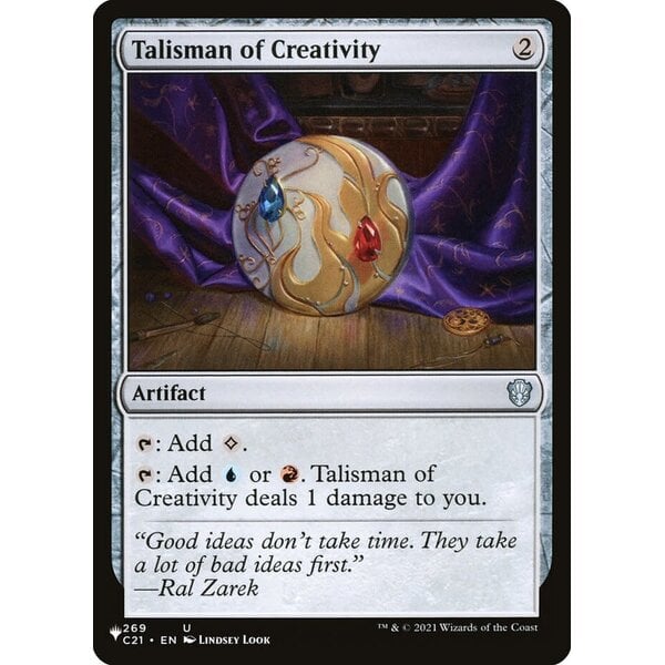Magic: The Gathering Talisman of Creativity (269) Lightly Played