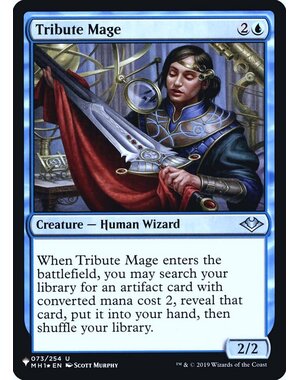 Magic: The Gathering Tribute Mage (073) Lightly Played Foil