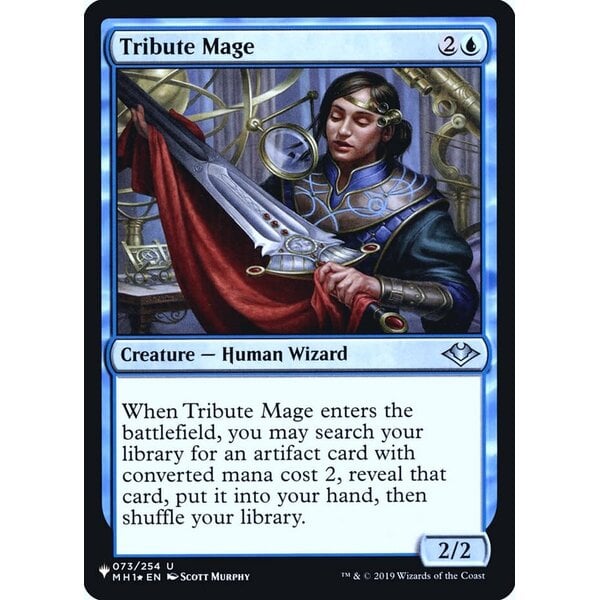Magic: The Gathering Tribute Mage (073) Lightly Played Foil