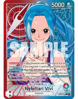 Bandai Nefeltari Vivi (Alternate Art) (EB03-001) Lightly Played Foil