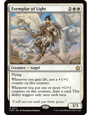 Wizards of The Coast Exemplar of Light (011) Lightly Played Foil