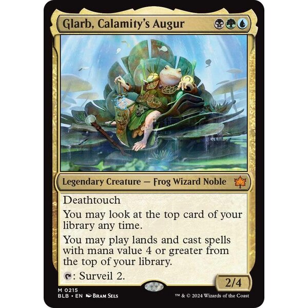 Magic: The Gathering Glarb, Calamity's Augur (215) Lightly Played Foil