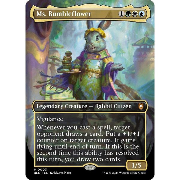 Magic: The Gathering Ms. Bumbleflower (Borderless) (003) Lightly Played Foil