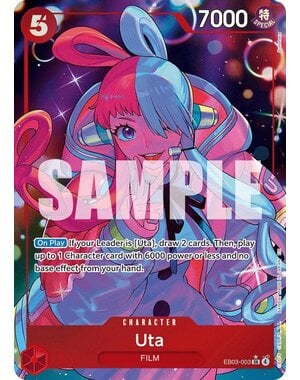 Bandai Uta (Alternate Art) (EB03-003) Lightly Played Foil
