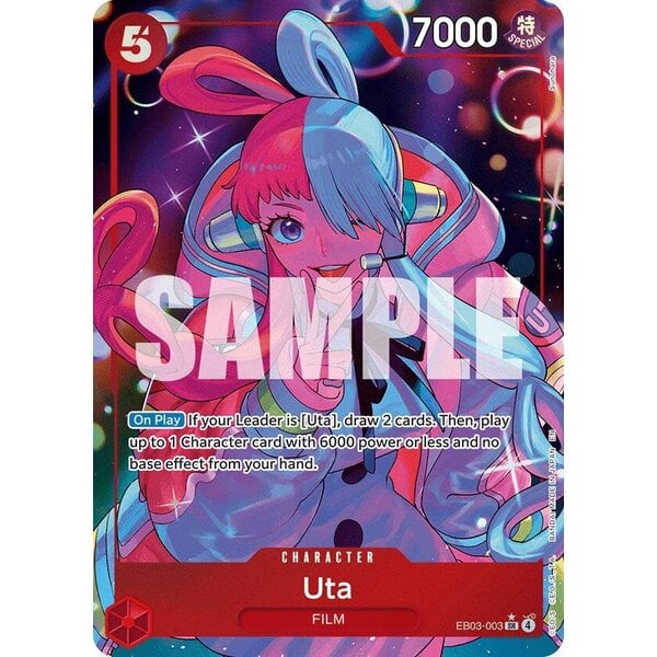 Bandai Uta (Alternate Art) (EB03-003) Lightly Played Foil