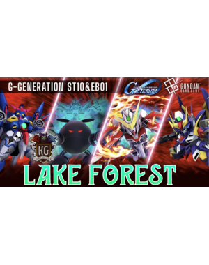 Bandai 6/28/26 Lake Forest Gundam G-Generation ST10 Battle Royale Release Event Sunday 12 PM