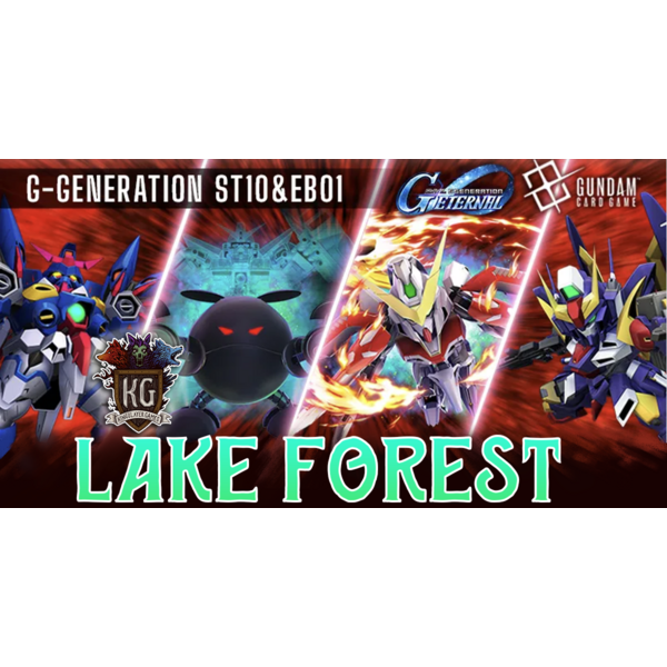 Bandai 6/28/26 Lake Forest Gundam G-Generation ST10 Battle Royale Release Event Sunday 12 PM