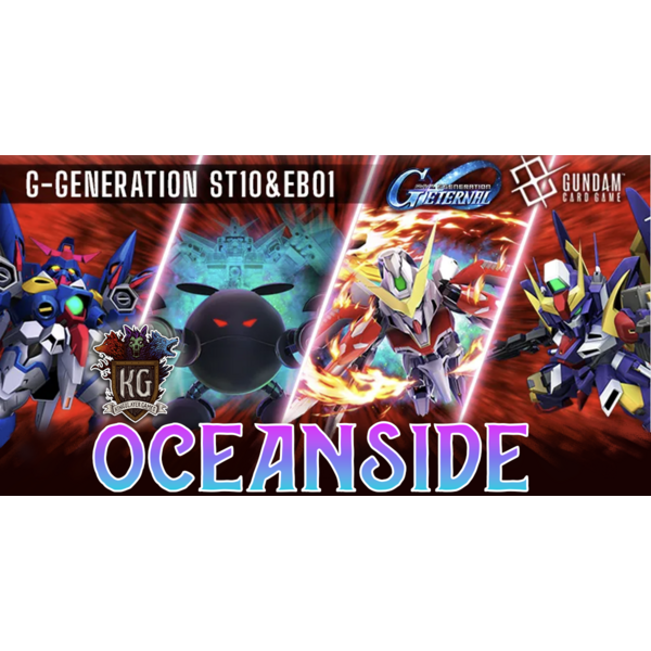 Bandai 6/30/26 Oceanside Gundam G-Generation ST10 Battle Royale Release Event Tuesday 630 PM