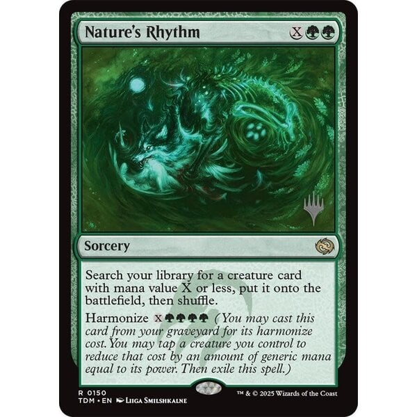 Magic: The Gathering Nature's Rhythm (150p) Lightly Played Foil