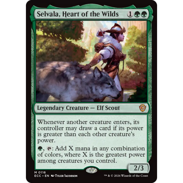 Magic: The Gathering Selvala, Heart of the Wilds (116) Lightly Played