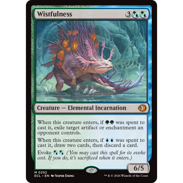 Magic: The Gathering Wistfulness (252) Lightly Played Foil