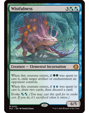 Magic: The Gathering Wistfulness (252) Lightly Played