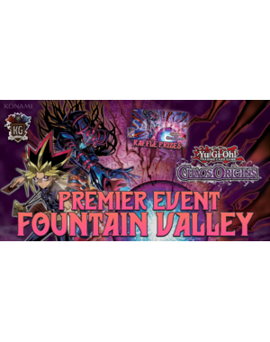 Konami 6/27/26 Fountain Valley Yu-Gi-Oh! Chaos Origins Premiere! Event Saturday 12 PM