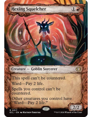 Magic: The Gathering Hexing Squelcher (Showcase) (317) Near Mint