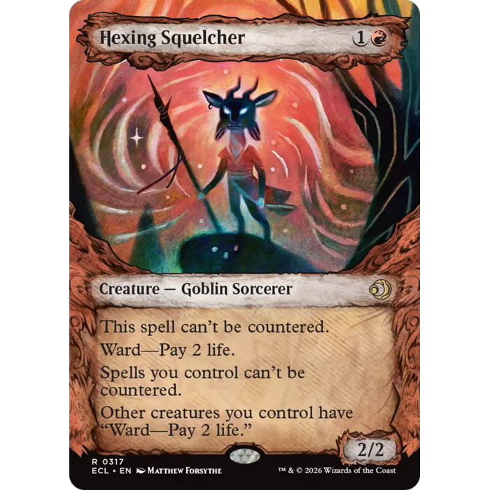Magic: The Gathering Hexing Squelcher (Showcase) (317) Near Mint