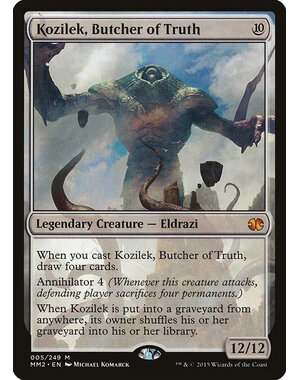 Magic: The Gathering Kozilek, Butcher of Truth (005) Moderately Played