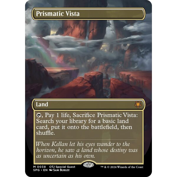 Magic: The Gathering Prismatic Vista (Borderless) (038) Near Mint
