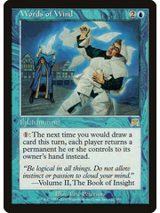 Magic: The Gathering Words of Wind (122) Moderately Played