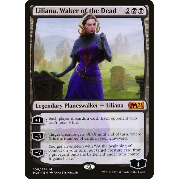 Magic: The Gathering Liliana, Waker of the Dead (108) Lightly Played Foil