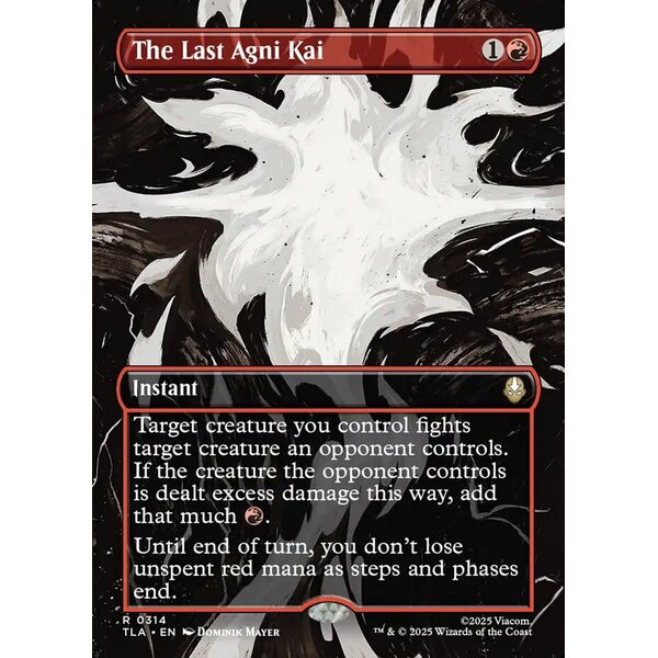 Magic: The Gathering The Last Agni Kai (Borderless) (314) Lightly Played