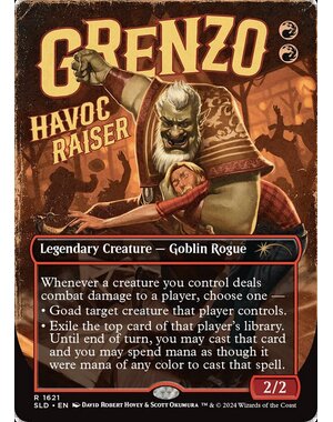 Magic: The Gathering Grenzo Havoc Raiser (Rainbow Foil) (1621) Lightly Played Foil