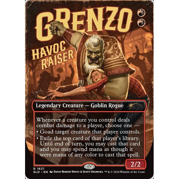 Magic: The Gathering Grenzo Havoc Raiser (Rainbow Foil) (1621) Lightly Played Foil