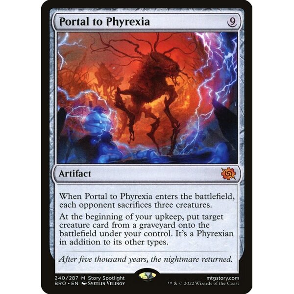 Magic: The Gathering Portal to Phyrexia (240) Lightly Played