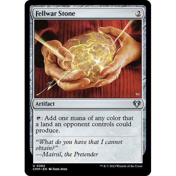 Magic: The Gathering Fellwar Stone (382) Lightly Played Foil