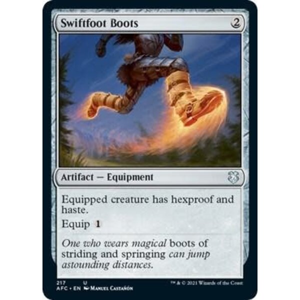 Magic: The Gathering Swiftfoot Boots (217) Lightly Played