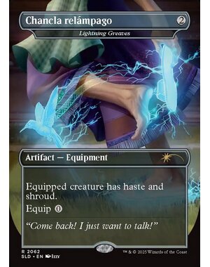 Magic: The Gathering Chancla relámpago - Lightning Greaves (Rainbow Foil) (2062) Near Mint Foil