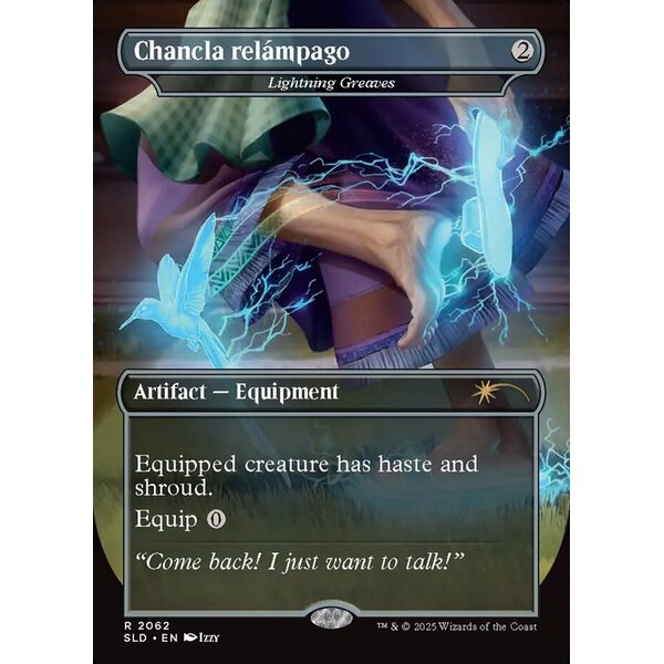 Magic: The Gathering Chancla relámpago - Lightning Greaves (Rainbow Foil) (2062) Near Mint Foil